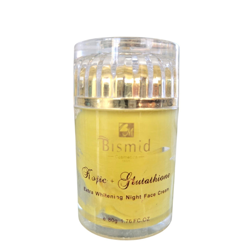 Bismid kojic + Glutathione Whitening Night Cream - 80g