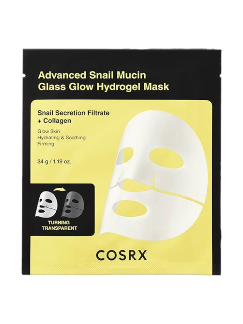 Cosrx Advanced Snail Mucin Glass Glow Hydrogel Mask - 34g