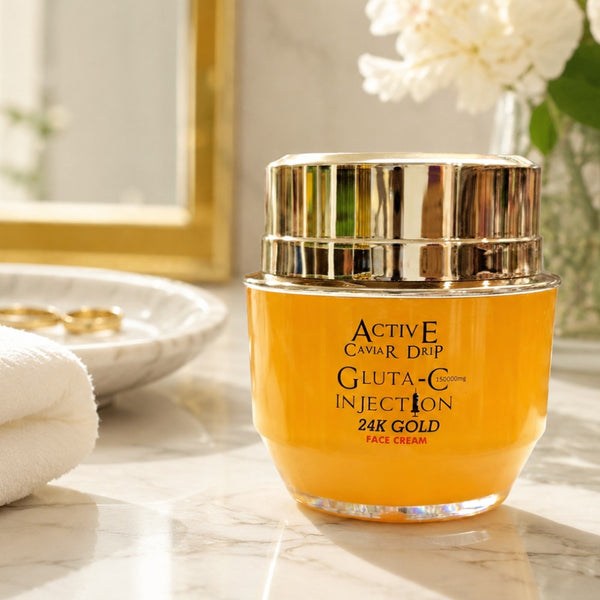 ACTIVE Caviar Drip Gluta-C 24K Gold Brightening Face Cream – 50g