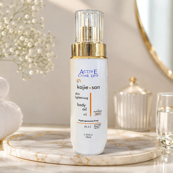 ACTIVE Caviar Drip Gluta Skin Lightening Body Oil SPF 25 – 100ml