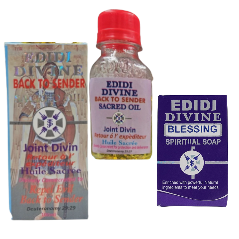 Back To Sender Sacred Spiritual Oil And Soap Kit