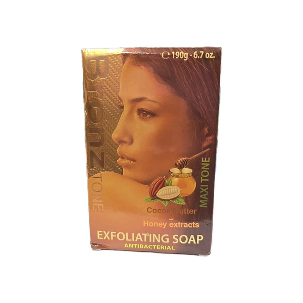 Bronze Tone Exfoliating Soap Cocoa Butter & Honey Extracts