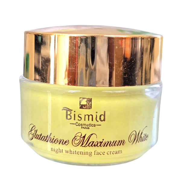 Bismid Glutathion Maximum White Night Face Cream - 50g