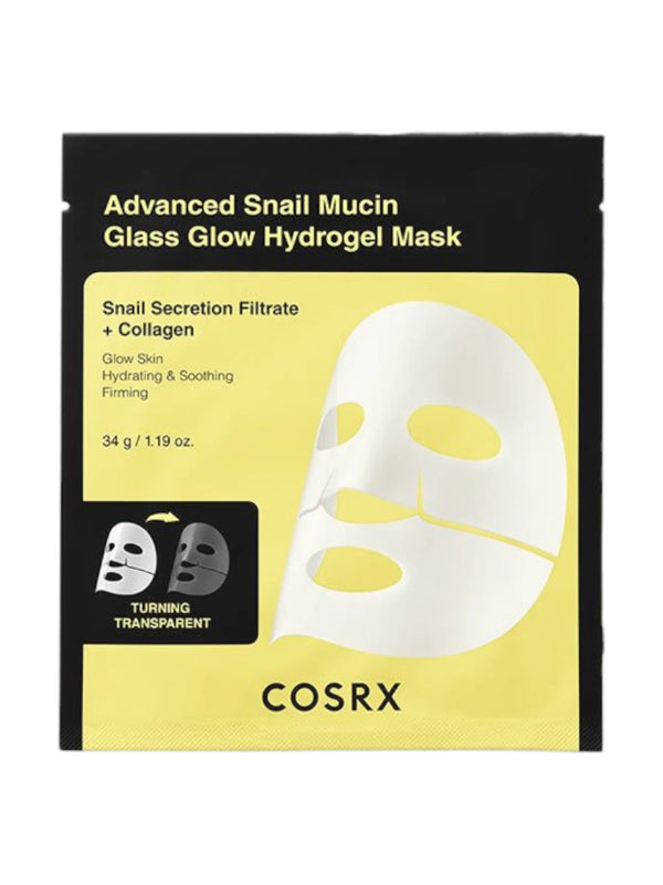 Cosrx Advanced Snail Mucin Glass Glow Hydrogel Mask - 34g