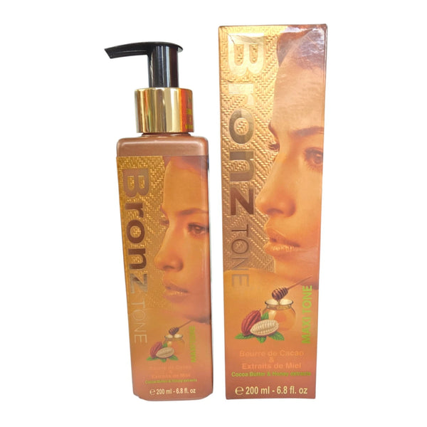 Bronz Tone Cocoa Butter & Honey Extract Fade Milk - 300ml 6.8 Fl.oz